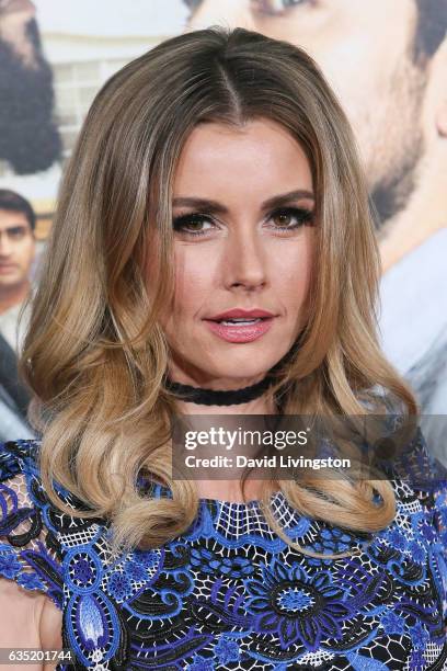 Actress Brianna Brown attends the premiere of Warner Bros. Pictures' 'Fist Fight' at Regency Village Theatre on February 13, 2017 in Westwood,...