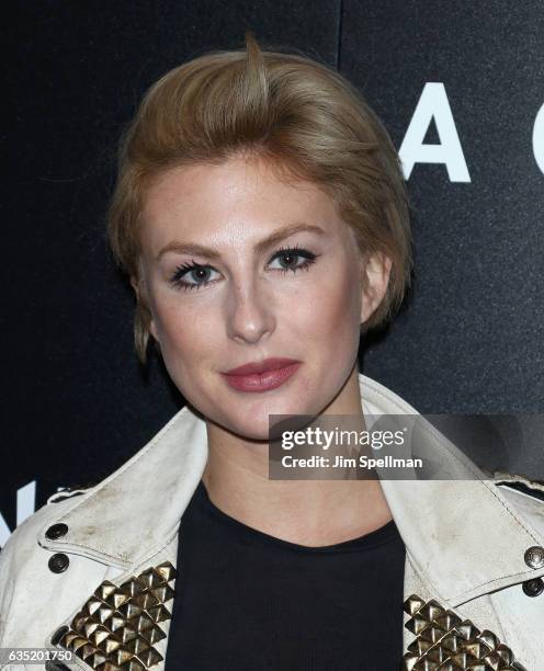 Sarah Barthel attends the screening of "A Cure for Wellness" hosted by 20th Century Fox and Prada at Landmark's Sunshine Cinema on February 13, 2017...