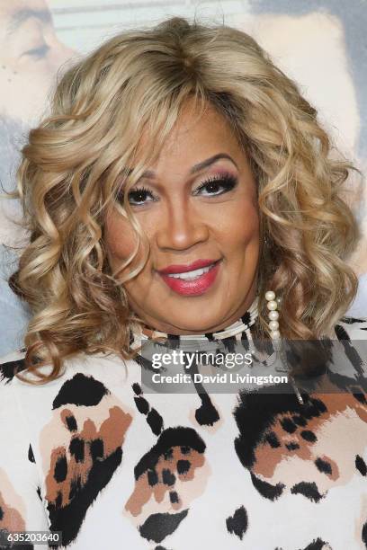 Comedian Kym Whitley attends the premiere of Warner Bros. Pictures' 'Fist Fight' at Regency Village Theatre on February 13, 2017 in Westwood,...