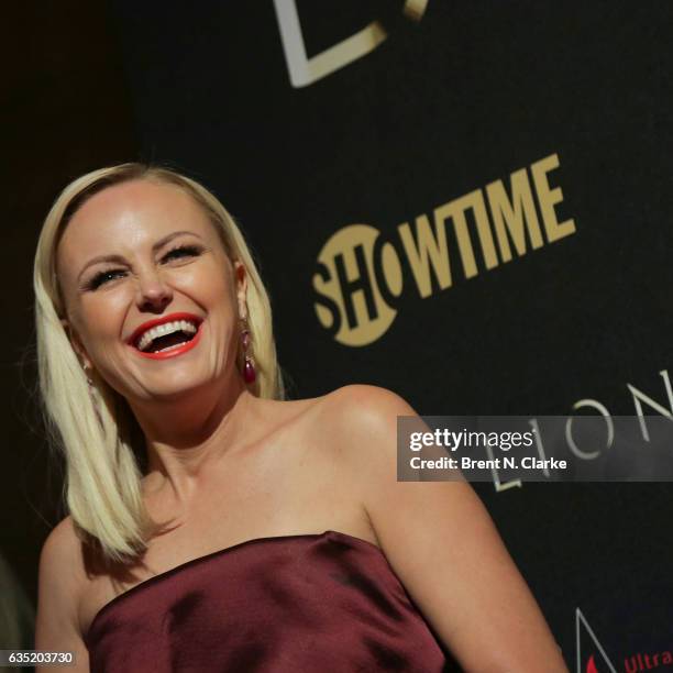 Actress Malin Akerman attends Showtime's "Billions" Season 2 premiere held at Cipriani 25 Broadway on February 13, 2017 in New York City.