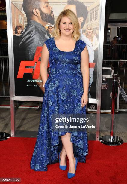 Actress Jillian Bell attends the premiere of "Fist Fight" at Regency Village Theatre on February 13, 2017 in Westwood, California.