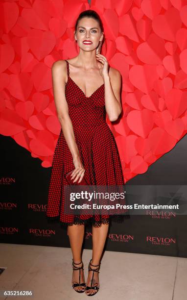 Amaia Salamanca attends 'Love Is On' photocall at Hotel NH Collection Eurobuilding on February 9, 2017 in Madrid, Spain.