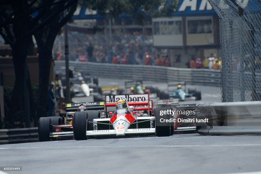 Ayrton Senna at Monaco Grand Prix