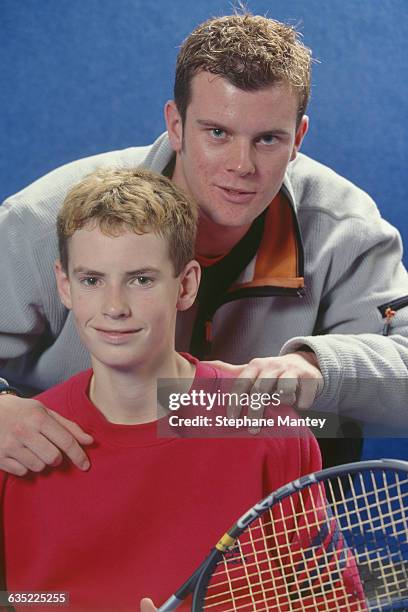 Andy Murray from Great Britain during 2001 Les Petits As Tournament.