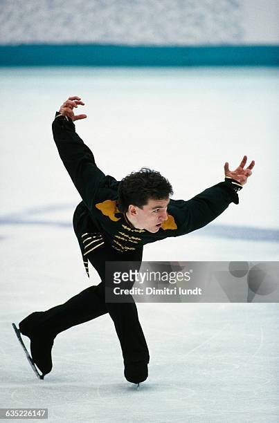 Elvis Stojko from Canada during the 1994 Winter Olympics.