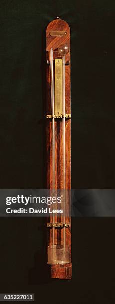 This is a 20th century reconstruction of Evangelista Torricelli's barometer or 'torricellian tube.