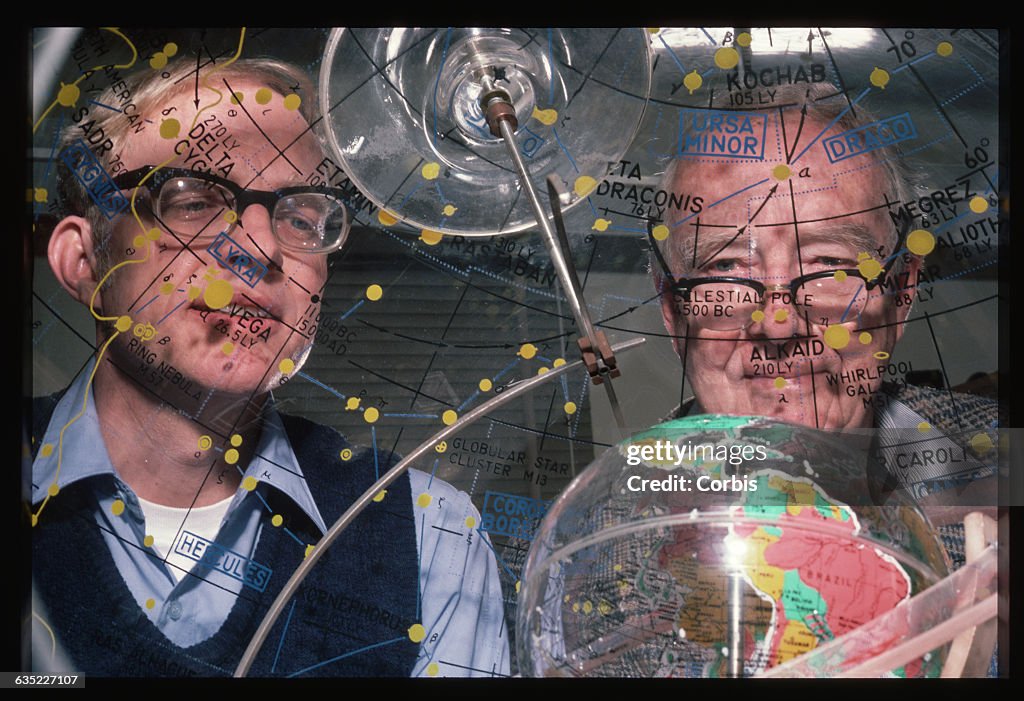 Scientists Looking Through a Star Dome