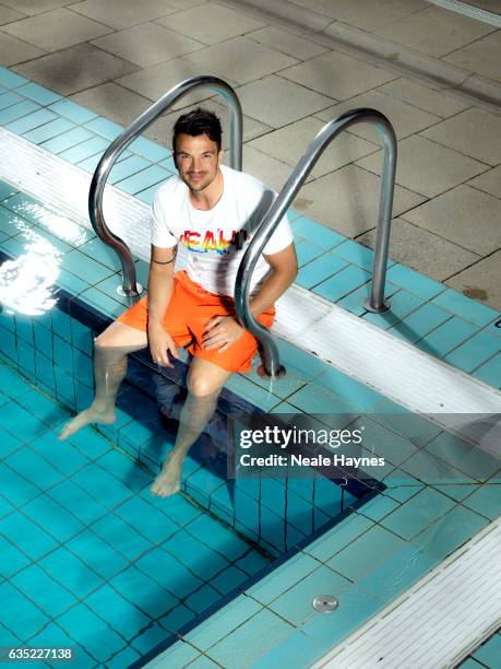 Singer and tv reality star, Peter Andre is photographed for ES magazine on May 22, 2015 in London, England.