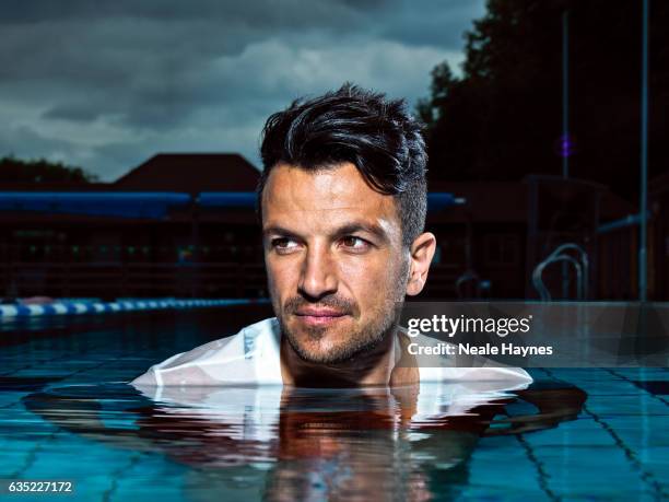 Singer and tv reality star, Peter Andre is photographed for ES magazine on May 22, 2015 in London, England.