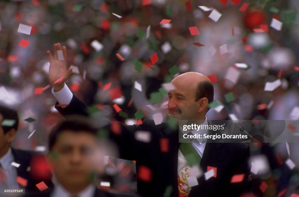 Mexican President Salinas