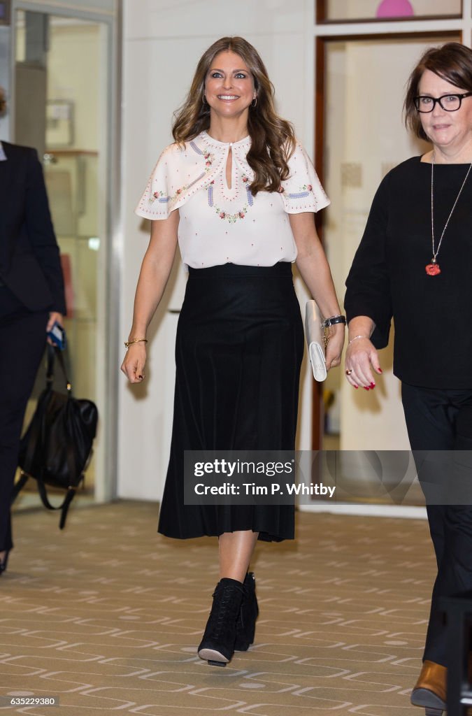 HRH Princess Madeleine Of Sweden Visits The Southbank Centre's 'Imagine' Children's Festival