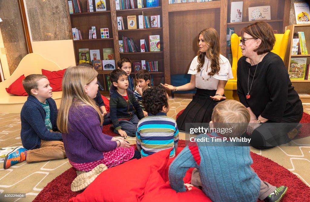 HRH Princess Madeleine Of Sweden Visits The Southbank Centre's 'Imagine' Children's Festival