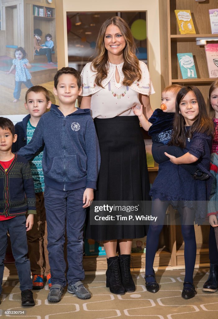 HRH Princess Madeleine Of Sweden Visits The Southbank Centre's 'Imagine' Children's Festival