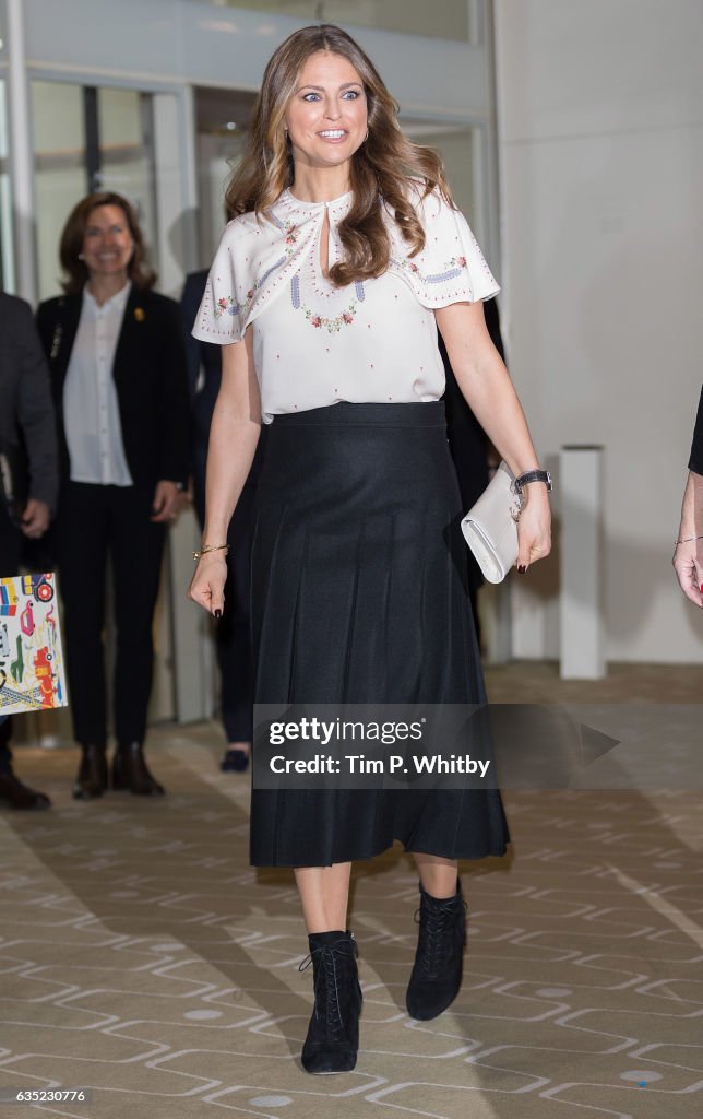 HRH Princess Madeleine Of Sweden Visits The Southbank Centre's 'Imagine' Children's Festival