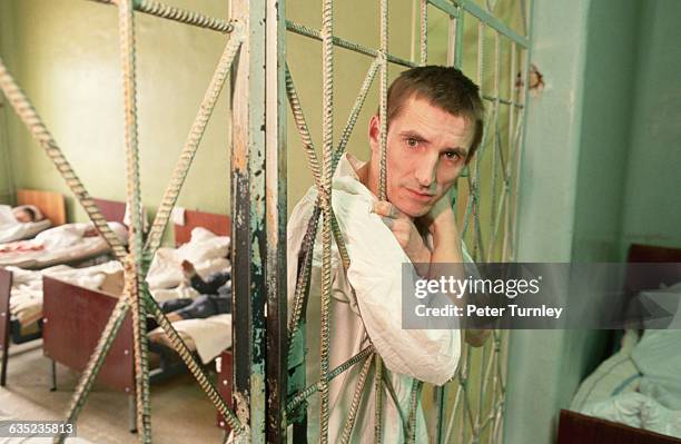 Mental Patient Confined in a Hospital Room