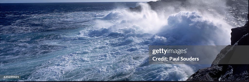 Waves Crashing Against Cape Spear