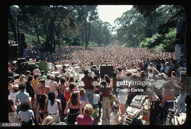 Jefferson Starship gives a secret, illegal concert in Golden Gate Park's Marx Meadows.