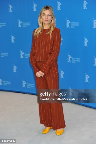 Sienna Miller attends the 'The Lost City of Z' photo call during the 67th Berlinale International Film Festival Berlin at Grand Hyatt Hotel on...