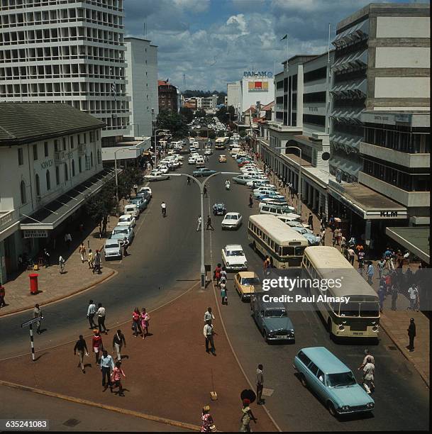 Nairobi street scene.