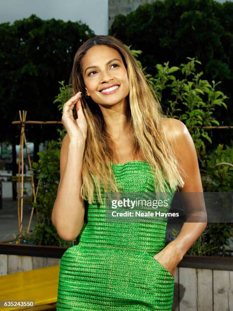 Singer and tv presenter Alesha Dixon is photographed for ES magazine on May 22, 2015 in London, England.