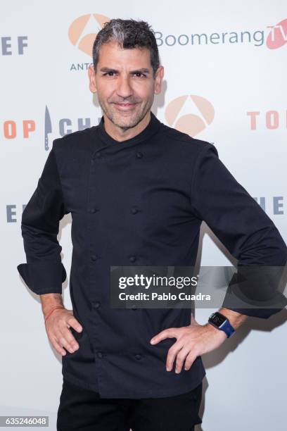 Spanish chef Paco Roncero presents the 'Top Chef' TV Show at Kitchen Club on February 14, 2017 in Madrid, Spain.