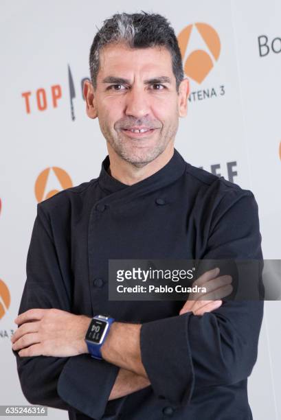 Spanish chef Paco Roncero presents the 'Top Chef' TV Show at Kitchen Club on February 14, 2017 in Madrid, Spain.