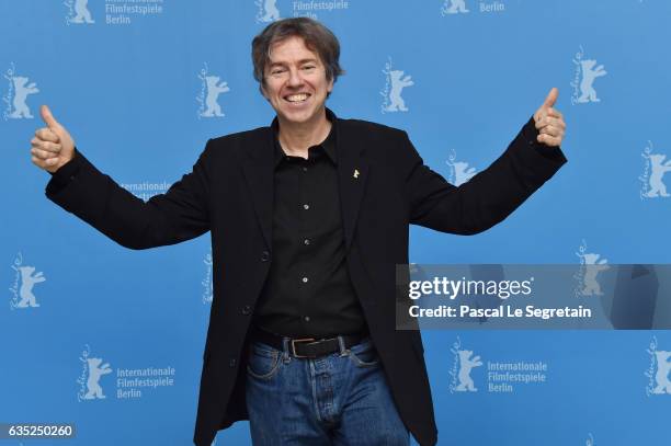 Film director Andres Veiel attends the 'Beuys' photo call during the 67th Berlinale International Film Festival Berlin at Grand Hyatt Hotel on...