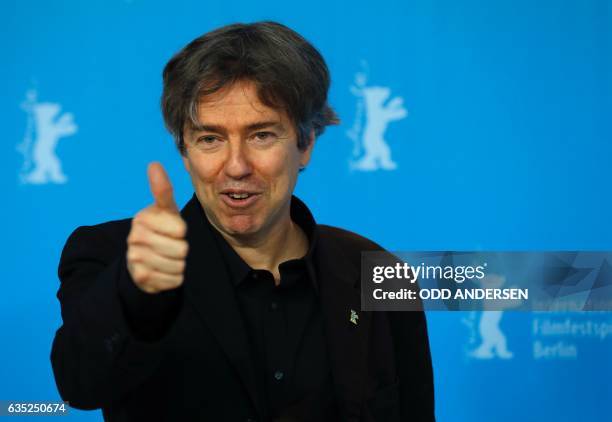 German director and screenwriter Andres Veiel poses for photographers during a photocall for the film "Beuys" in competition at the 67th Berlinale...