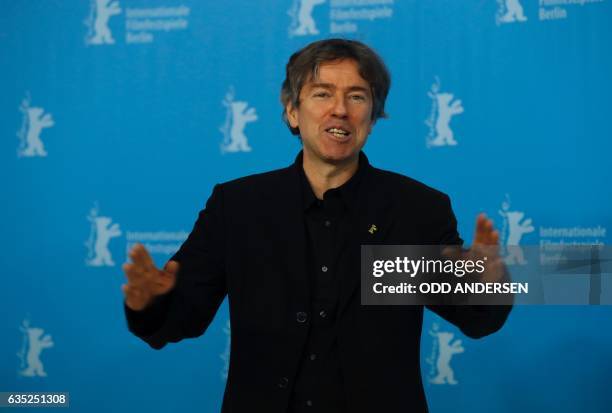 German director and screenwriter Andres Veiel poses for photographers during a photocall for the film "Beuys" in competition at the 67th Berlinale...