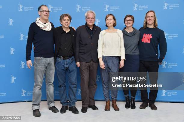 Editor Stephan Krumbiegel, director and screenwriter Andres Veiel, producer Thomas Kufus, producer Melanie Berke, archive researcher Monika Preischl...