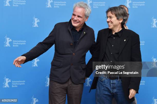 Producer Thomas Kufus and director and screenwriter Andres Veiel attend the 'Beuys' photo call during the 67th Berlinale International Film Festival...