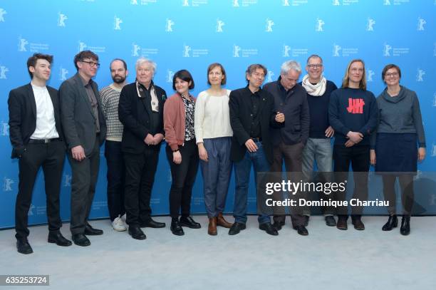 Crew members with Producer Melanie Berke, director and screenwriter Andres Veiel, producer Thomas Kufus, editor Stephan Krumbiegel, editor Olaf...