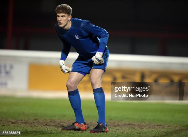 Jordan Wright of Nottingham Forest Under 23s during The Premier League Cup Group E match between West Ham United Under 23s against Nottingham Forest...