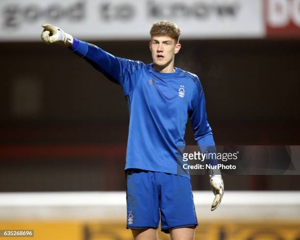 Jordan Wright of Nottingham Forest Under 23s during The Premier League Cup Group E match between West Ham United Under 23s against Nottingham Forest...