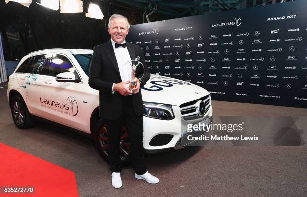 Laureus Academy Chairman Sean Fitzpatrick attends the 2017 Laureus World Sports Awards at the Salle des Etoiles,Sporting Monte Carlo on February 14,...