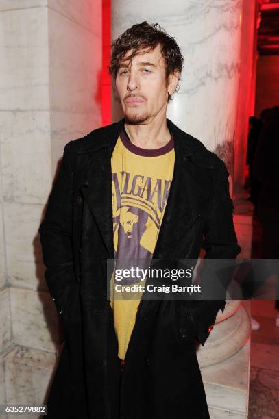 Photographer Steven Klein attends the After Party for the Philipp Plein Fall/Winter 2017/2018 Women's And Men's Fashion Show at The New York Public...