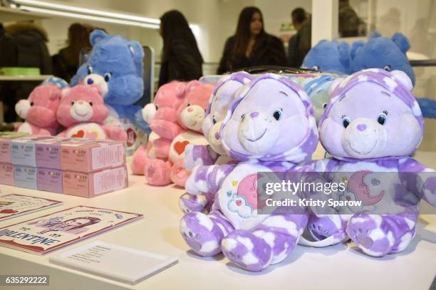 General veiw of atmosphere during the Boy Meets Girl x Care Bears Collection at Colette on February 14, 2017 in Paris, France.