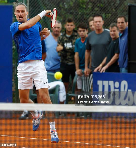 Alexandr Dolgopolov of Ukraine takes a forehand shot during a first round match between Alexandr Dolgopolov of Ukraine and Janko Tipsarevic of Serbia...