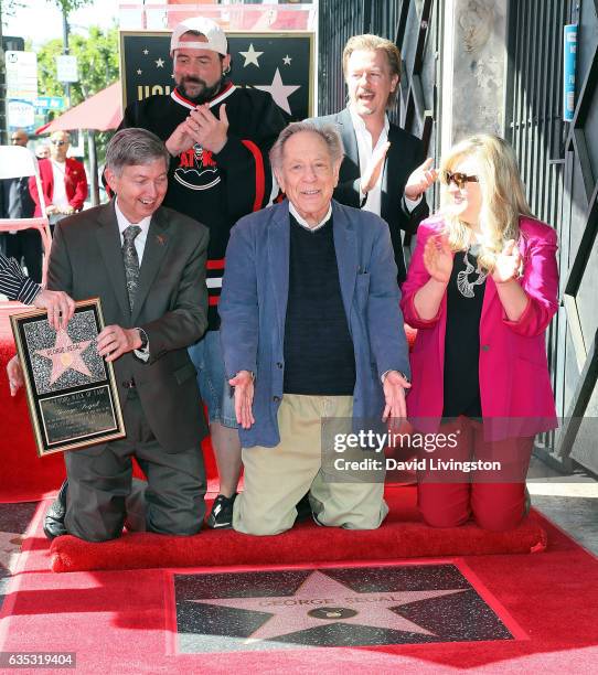 Hollywood Chamber of Commerce President/CEO Leron Gubler, filmmaker Kevin Smith, actors George Segal and David Spade and Hollywood Chamber of...