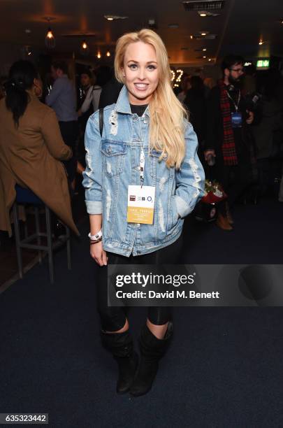 Jorgie Porter attends the Tinie Tempah show as part of War Child BRITs Week, together with O2, to support children affected by war at the O2...