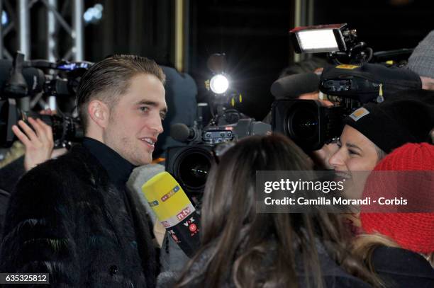 Robert Pattinson attends the 'The Lost City of Z' premiere during the 67th Berlinale International Film Festival Berlin at Zoo Palast on February 14,...