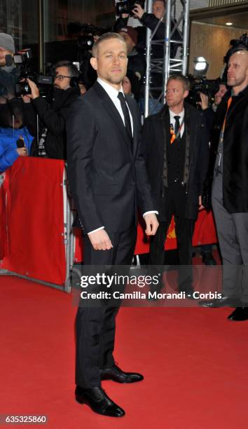 Charlie Hunnam attends the 'The Lost City of Z' premiere during the 67th Berlinale International Film Festival Berlin at Zoo Palast on February 14,...