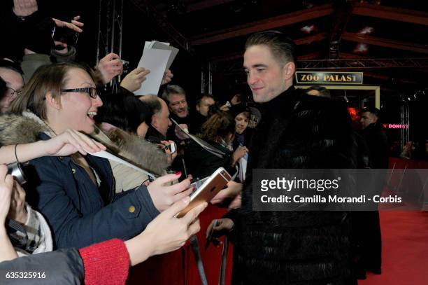 Robert Pattinson attends the 'The Lost City of Z' premiere during the 67th Berlinale International Film Festival Berlin at Zoo Palast on February 14,...
