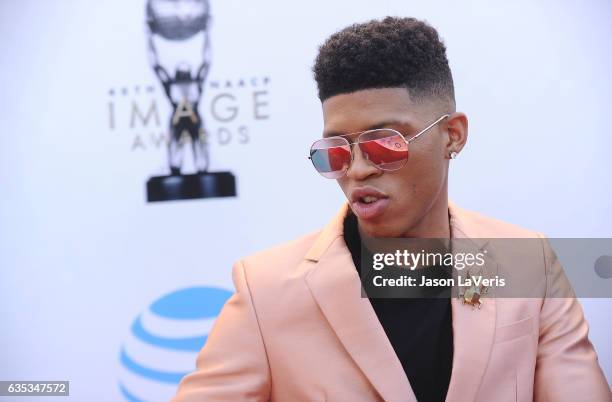 Actor Bryshere Y. Gray attends the 48th NAACP Image Awards at Pasadena Civic Auditorium on February 11, 2017 in Pasadena, California.