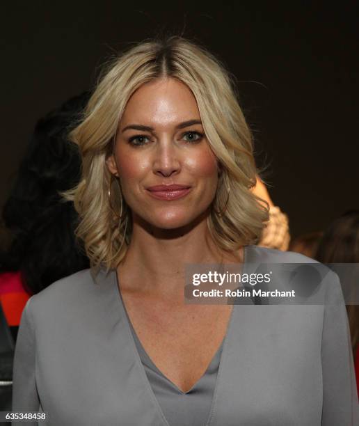 Kristen Taekman attends Carmen Marc Valvo during New York Fashion Week on February 14, 2017 in New York City.