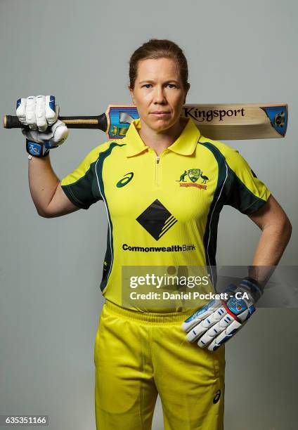 Alex Blackwell poses during the Southern Stars Twenty20 Headshots Session on February 14, 2017 in Melbourne, Australia.