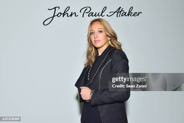 Freida Rothman at the John Paul Ataker Show featuring Freida Rothman Jewelry during New York Fashion Week at Pier 59 Studios on February 14, 2017 in...