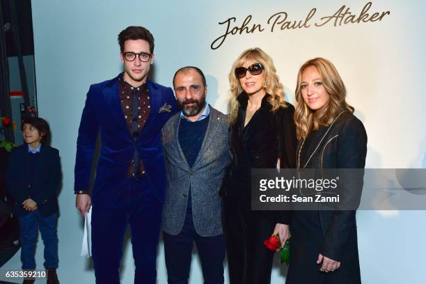 Numan Ataker, Marla Maples and Freida Rothman at the John Paul Ataker Show featuring Freida Rothman Jewelry during New York Fashion Week at Pier 59...