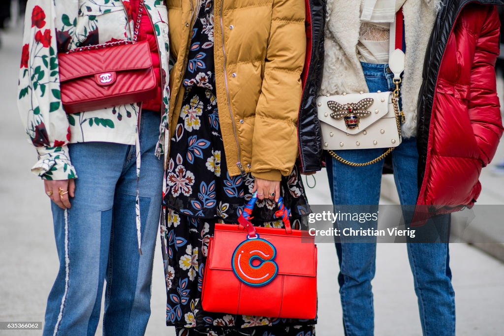 Street Style - New York Fashion Week February 2017 - Day 6