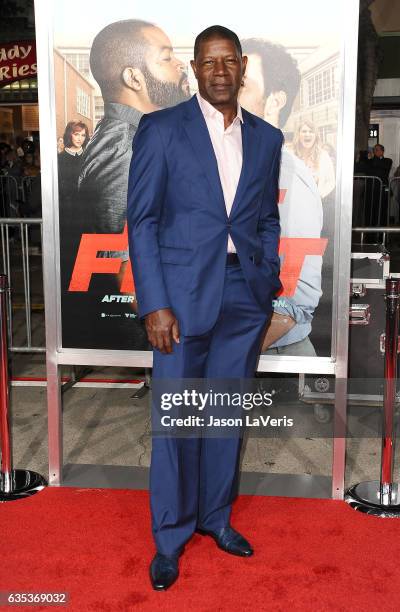 Actor Dennis Haysbert attends the premiere of "Fist Fight" at Regency Village Theatre on February 13, 2017 in Westwood, California.